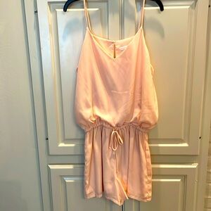 Three eight to pink romper -size S